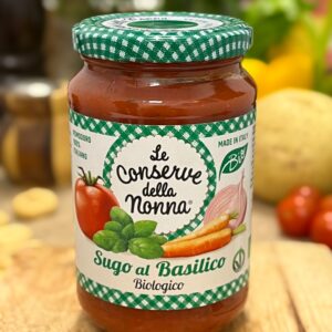 Sugo al pomodoro e basilico bio «Le conserve della nonna» 350gr