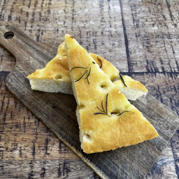 Focaccia genovese al rosmarino – ración