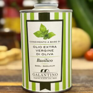 Olio E.V.O. con basilico «Galantino» 250ml