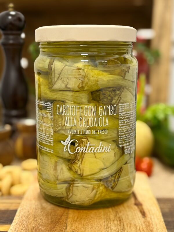Carciofi con Gambo alla Crudaiola «I Contadini» 3 unidades