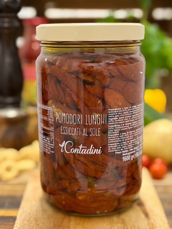 Pomodori lunghi essicati al sole  «I Contadini» (ración de 250g)