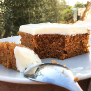 Tarta casera de zanahoria