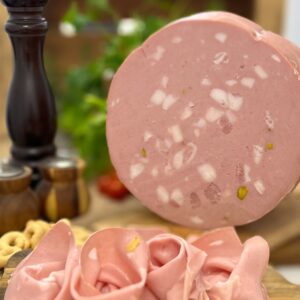 Mortadella con pistacchi 250g/ración