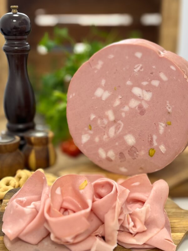 Mortadella con pistacchi 250g/ración