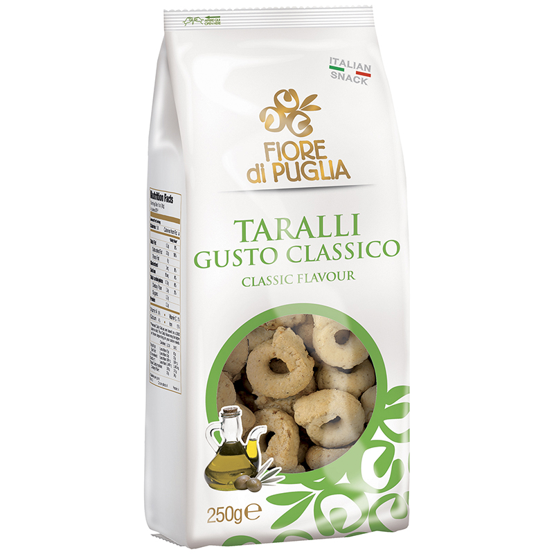 Taralli classici «Fiore di puglia» 250g.