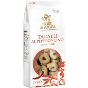 Taralli al peperoncino «Fiore di Puglia» 250gr