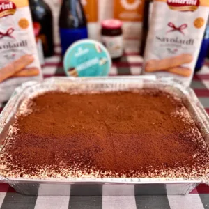 Bandeja de Tiramisù - 6/8 personas (SOLO MADRID CAPITAL)
