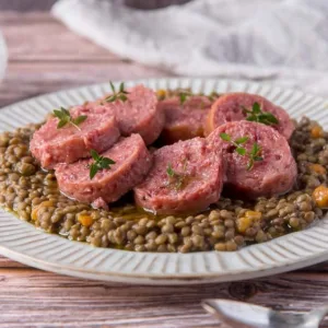 COTECHINO CON LETICCHIE (2 raciones)