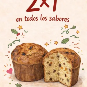 Panettone Artigianale Milanese Basso  - conf. cellophane «Bonifanti» 750 gr  2 X 1 (COMPRA DOS PANETONES Y PAGA SOLO 1 )