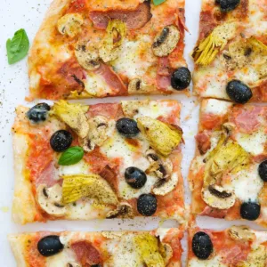 Bandeja de Pizza Capricciosa (solo Madrid Capital)