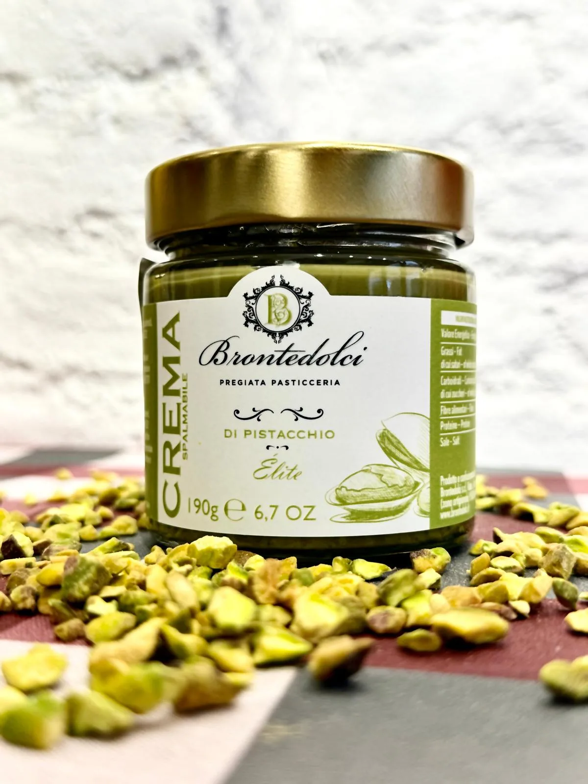 Crema Pistacchio 40% BronteDolci 190gr